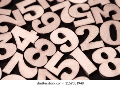 Background of numbers. from zero to nine. Background with numbers. Numbers texture.