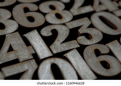 Background of numbers. from zero to nine. Background with numbers. Numbers texture