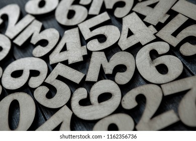 Background of numbers. from zero to nine. Background with numbers. Numbers texture.