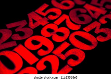Background of numbers. from zero to nine. Background with numbers. Numbers texture.