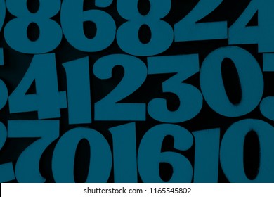 Background of numbers. from zero to nine. Background with numbers. Numbers texture.