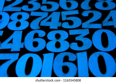 Background of numbers. from zero to nine. Background with numbers. Numbers texture.