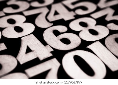 Background of numbers. from zero to nine. Background with numbers. Numbers texture