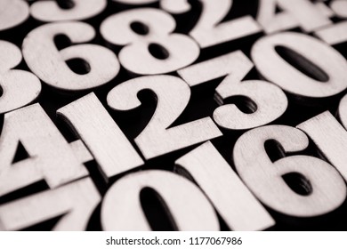 Background of numbers. from zero to nine. Background with numbers. Numbers texture