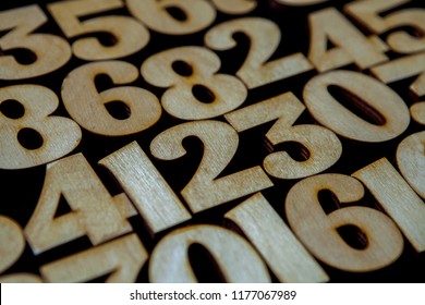 Background of numbers. from zero to nine. Background with numbers. Numbers texture