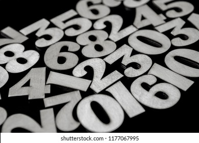 Background of numbers. from zero to nine. Background with numbers. Numbers texture