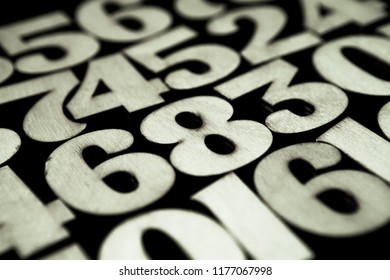 Background of numbers. from zero to nine. Background with numbers. Numbers texture
