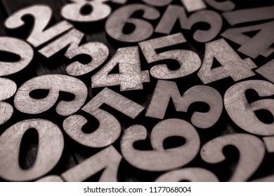 Background of numbers. from zero to nine. Background with numbers. Numbers texture