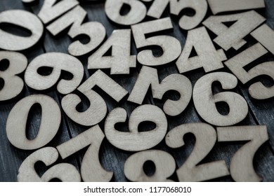 Background of numbers. from zero to nine. Background with numbers. Numbers texture