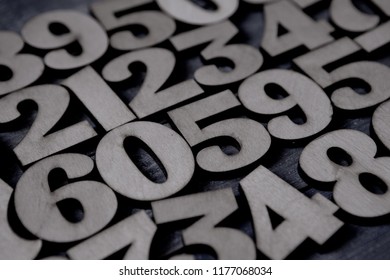 Background of numbers. from zero to nine. Background with numbers. Numbers texture