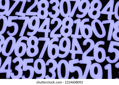 Background of numbers. from zero to nine. Background with numbers. Numbers texture. Mathematics concept