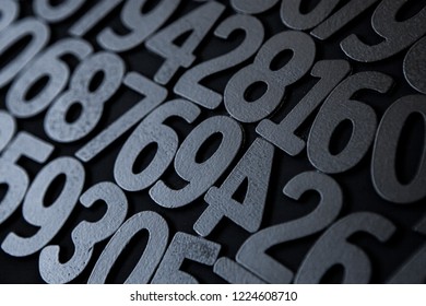 Background of numbers. from zero to nine. Background with numbers. Numbers texture. Mathematics concept