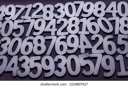 Background of numbers. from zero to nine. Background with numbers. Numbers texture. Mathematics concept