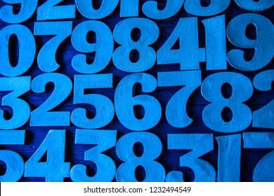 Background of numbers. from zero to nine. Background with numbers. Numbers texture. Mathematics concept