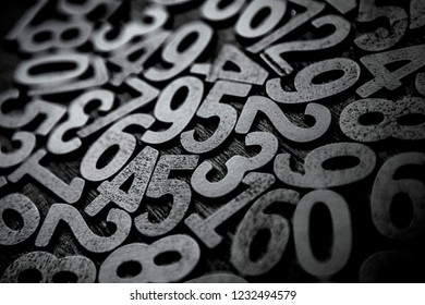 Background of numbers. from zero to nine. Background with numbers. Numbers texture. Mathematics concept