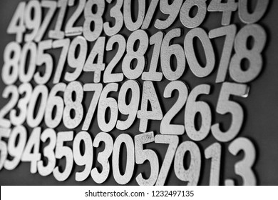 Background of numbers. from zero to nine. Background with numbers. Numbers texture. Mathematics concept