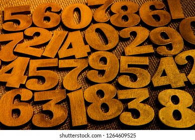 Background of numbers. from zero to nine. Background with numbers. Numbers texture. Mathematics concept