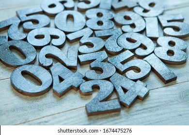 Background of numbers. from zero to nine. Numbers texture. Finance data concept. Mathematics. Seamless pattern with numbers. financial crisis concept. Business success. 