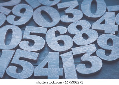 Background of numbers. from zero to nine. Numbers texture. Finance data concept. Matematic. Seamless pattern with numbers. financial crisis concept. Business success. 