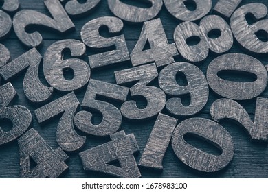 Background of numbers. from zero to nine. Numbers texture. Finance data concept. Matematic. Seamless pattern with numbers. financial crisis concept. Business success. 