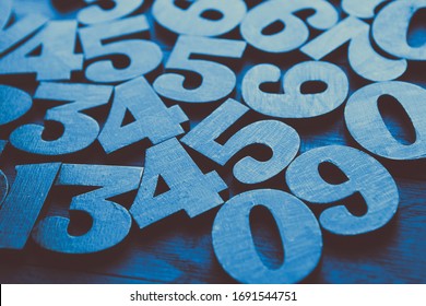 Background of numbers. from zero to nine. Numbers texture. Finance data concept. Matematic. Seamless pattern with numbers. financial crisis concept. Business success.  - Shutterstock ID 1691544751