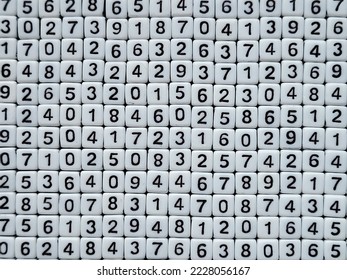 Background of numbers. from zero to nine. Background with numbers. Numbers texture