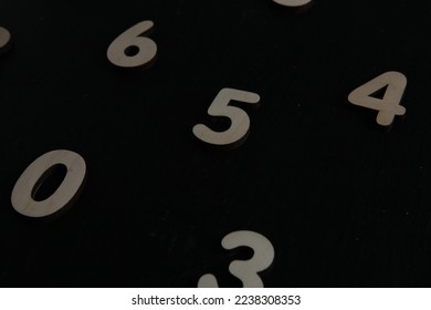 Background of numbers. from zero to nine. Numbers texture. Finance data concept. Mathematic. Seamless pattern with numbers. financial crisis concept. Business success.