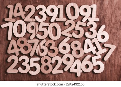 Background of numbers. from zero to nine. Numbers texture. Finance data concept. Mathematic. Seamless pattern with numbers. financial crisis concept. Business success.