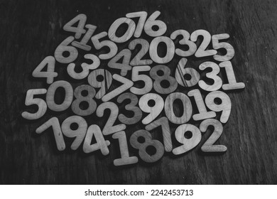 Background of numbers. from zero to nine. Numbers texture. Finance data concept. Mathematic. Seamless pattern with numbers. financial crisis concept. Business success.