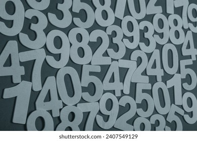 Background of numbers. from zero to nine. Numbers texture. Finance data concept. Matematic. Seamless pattern with numbers. financial crisis concept. 