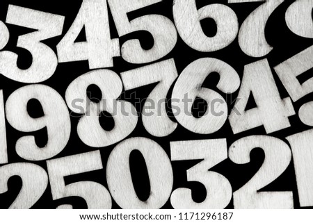 Background of numbers. from zero to nine. Background with numbers. Numbers texture