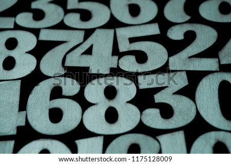 Background of numbers. from zero to nine. Background with numbers. Numbers texture