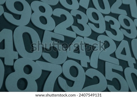 Background of numbers. from zero to nine. Numbers texture. Finance data concept. Matematic. Seamless pattern with numbers. financial crisis concept. 