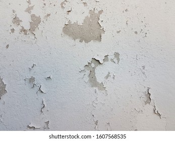 Background Of Old Wall With Peel Paint Crack Texture Surface
