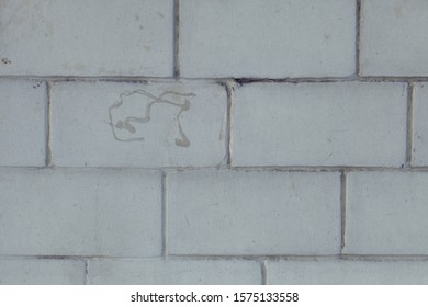 Background. Old and worn colored wall. In gray shades.