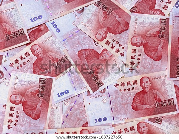 Background Onehundred New Taiwan Dollar Stock Photo Edit Now 1887227650