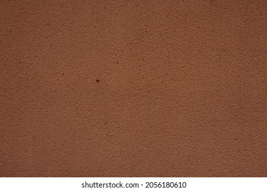 Background Of Orange House Exterior Colored Coating Wall Texture Horizontal Photo. Coating Pattern, Textures And Background