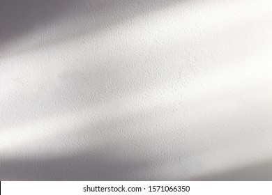 Background Of Organic Shadow Over White Textured Wall