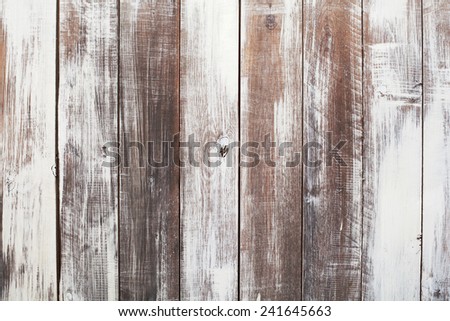 Background of painted brown old natural wood planks