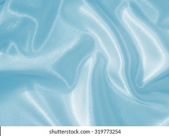 Background - Pale Blue Satin Fabric