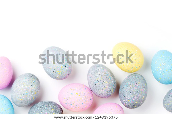 Background Pale Pink Blue Yellow Gray Stock Photo Edit Now