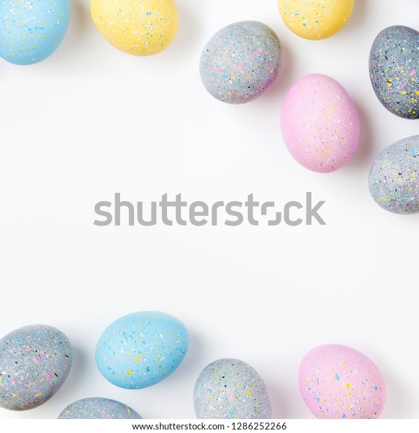 Background Pale Pink Blue Yellow Gray Stock Photo Edit Now