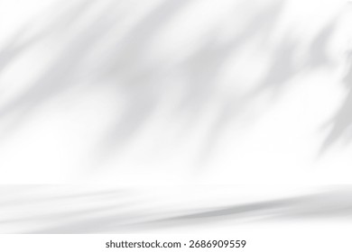 Background Pattern In Abstract Vector Business Texture And Design, 3D Kitchen Illustration With Light, Home Space Concept, Wall In White Interior, Modern Minimal Studio Scene And Product Presentation