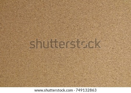 Background Pattern, Detail of Brown Cork Board Texture with Copy Space for Text Decorated.