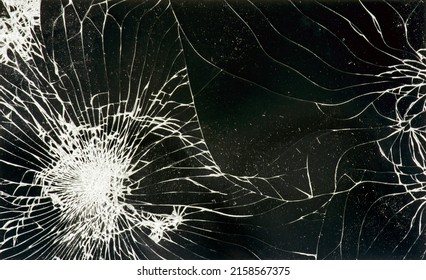 Background pattern showing the shattered screen of a smartphone