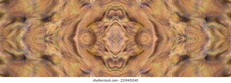 Background with patterned texture of a painted embossed wall with rough, chaotic convex elements.