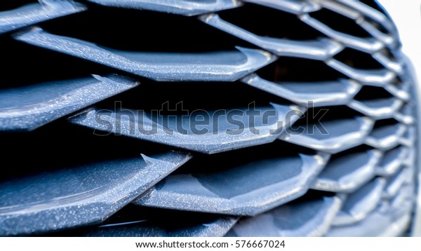 background\
Patterns of steel car air ventilation\

