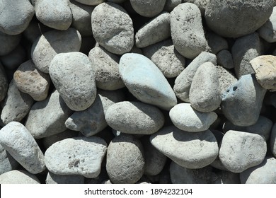background pile of white stones