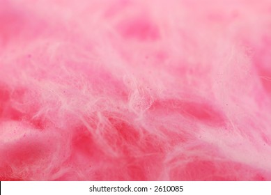 Background Of Pink Cotton Candy Close Up