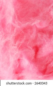 Background Of Pink Cotton Candy Close Up
